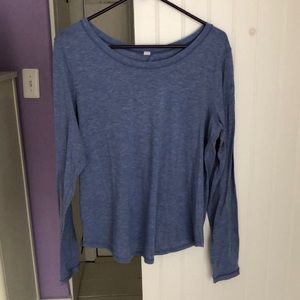 Lululemon Light Blue Heathered Long Sleeve